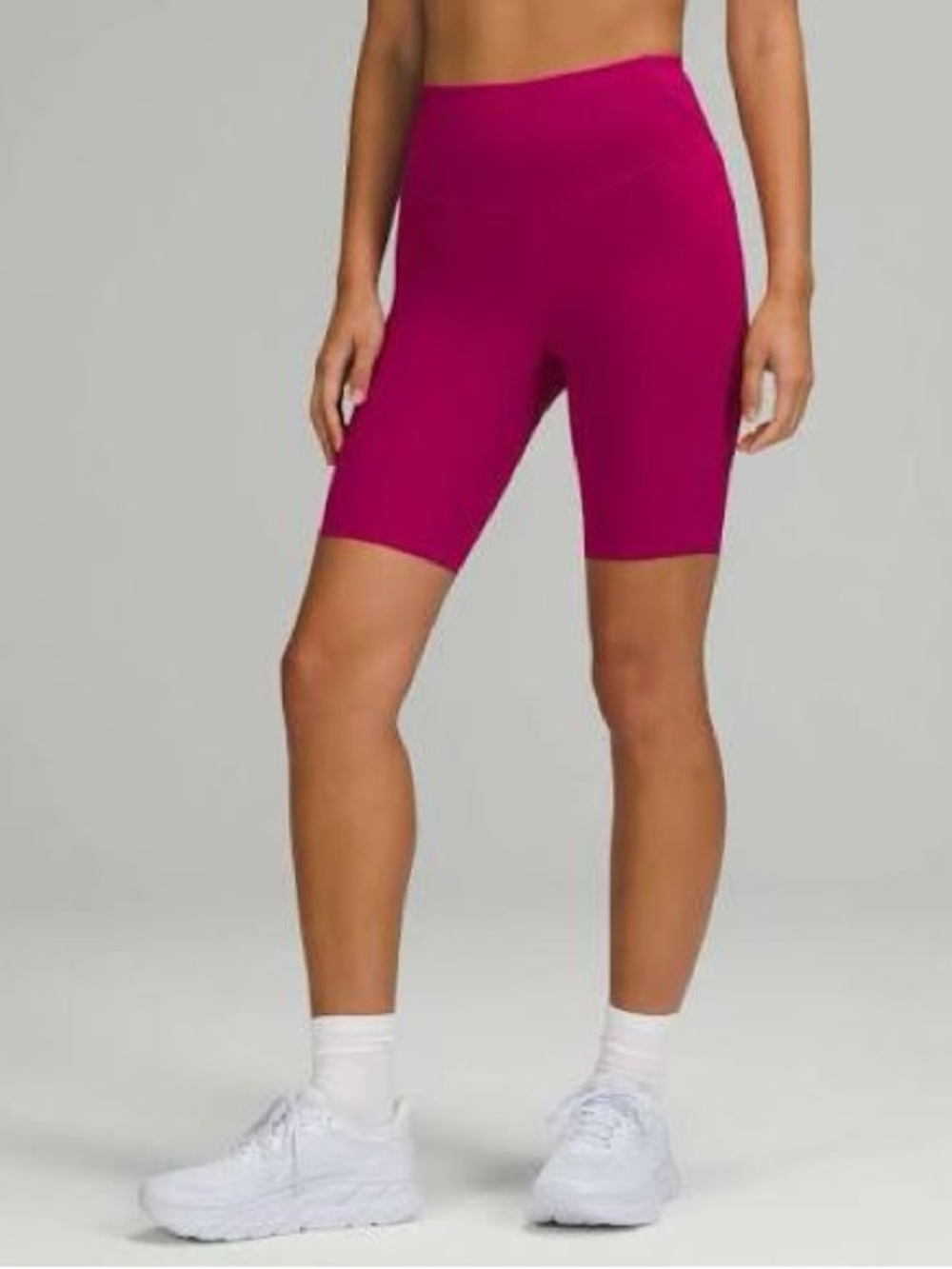 lululemon base pace high-rise bike shorts 8” LIKE NEW